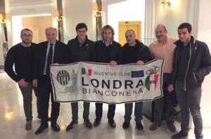 Alcuni soci del Club con Beppe Marotta e Pavel Nedved - Siviglia, Dicembre 2015